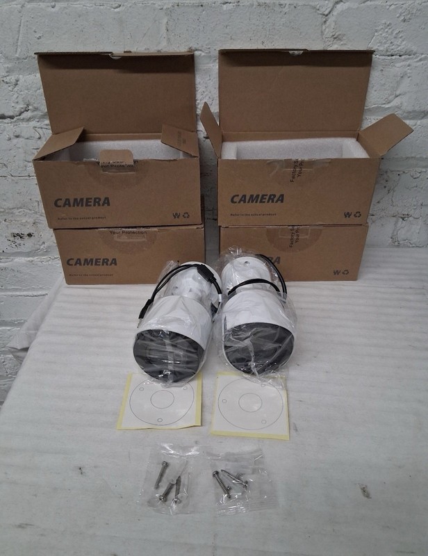 Lorex C581DA 5MP HD Active Deterrence Bullet Security Camera, New Set of 4 gallery