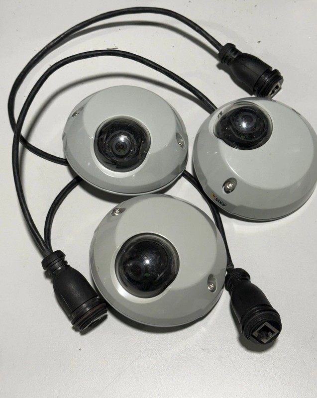 LOT Of 3 Axis M3114-R Fixed Dome IP Network Camera POE CCTV 0342-001-04 Onvif
