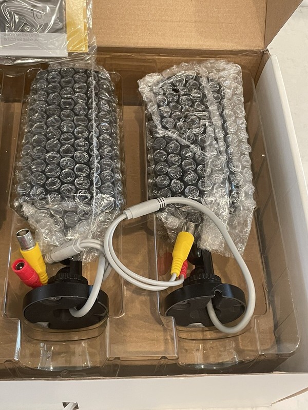 NEW! Q-See QD4801B-4 4 Pack Color Security Cameras gallery