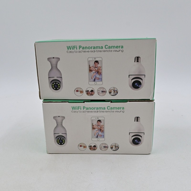 Wifi Panorama Camera Lightbulb Home Security Bundle Of 2 gallery