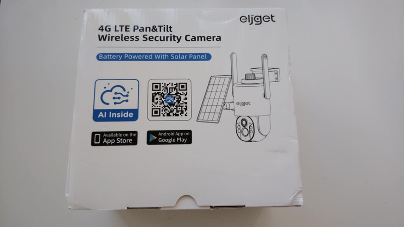 ELJGET Wireless Security Camera HD Outdoor 4G Solar Powered IP66 Night vision gallery