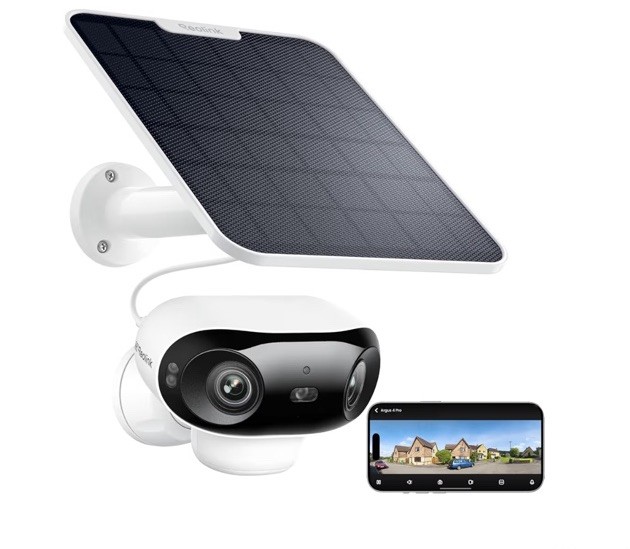 Reolink Argus 4 Pro 4K Wireless Solar Night Vision Camera, Smart Detection, Whi…