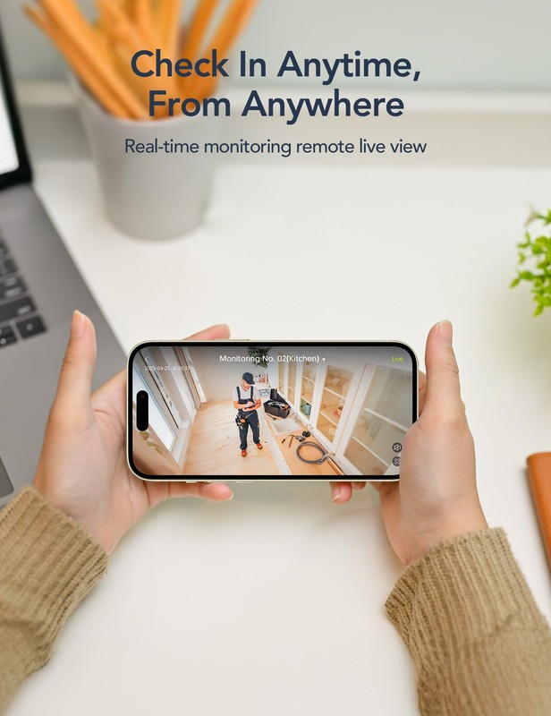 Only 2.4GHz Indoor Security Camera, 1080P Cameras for Home Security, Motion D... gallery