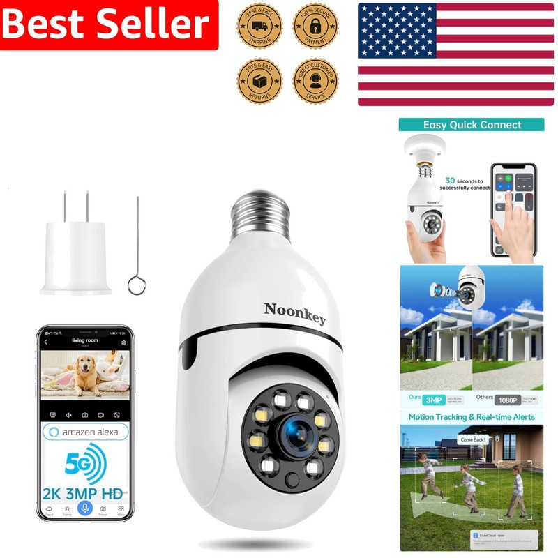 Light Bulb Security Camera