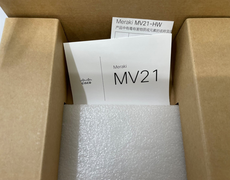 Lot of 2 Cisco Meraki MV21 MV21-HW Cloud Managed Indoor Dome Camera gallery