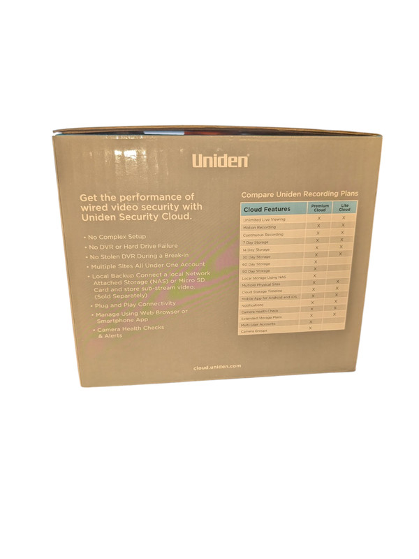 Uniden UC100D/DC Dome Style Wired Security Cloud Camera gallery