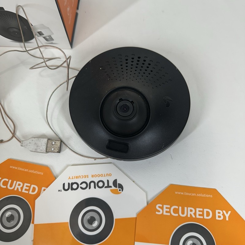 Toucan outdoor Security Surveillance Kit TSK100KU Used Two Cameras One Base ￼ gallery