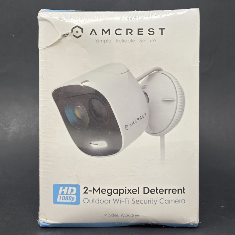 Amcrest 1080p HD Outdoor Wi-Fi Security Camera ADC2W Night Vision Deterrent New