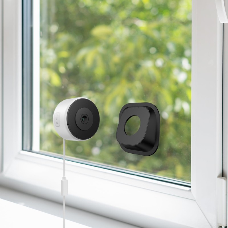 Luna 3MP 2K Window Camera, 2.4GHz & 5GHz WiFi6 Indoor Cameras for Home Securi…