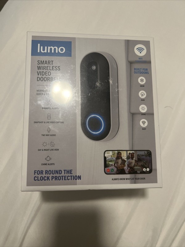 lumo smart wireless video doorbell