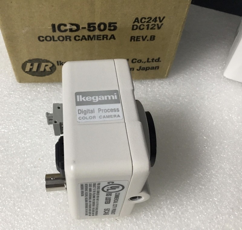 Ikegami ICD-505 Security Color Camera W/ 5-50mm 520TVL Wall Mount Bracket NEW! gallery