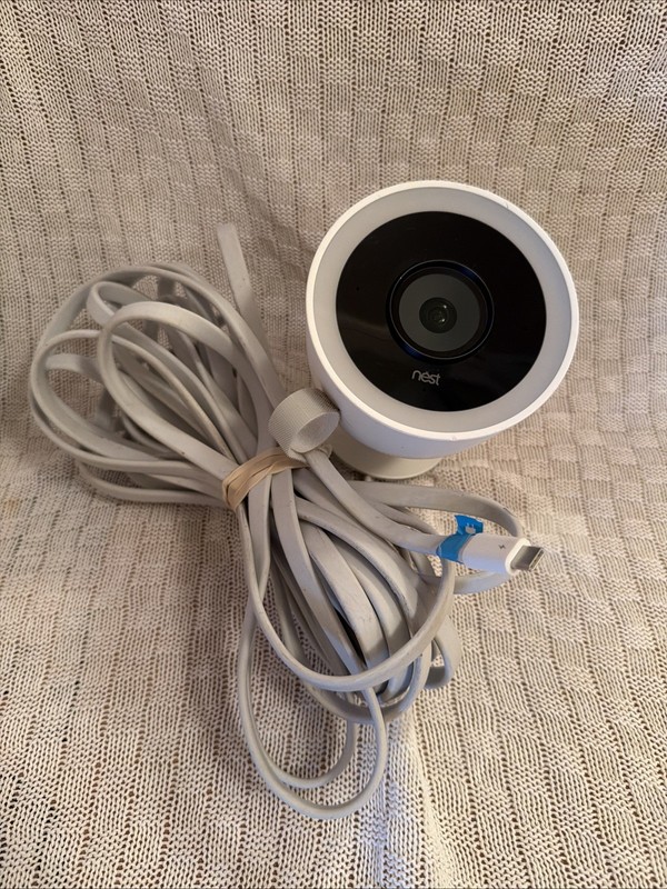 Google Nest Labs Cam IQ Outdoor Security Camera A0055 and Cable PARTS ONLY AS IS
