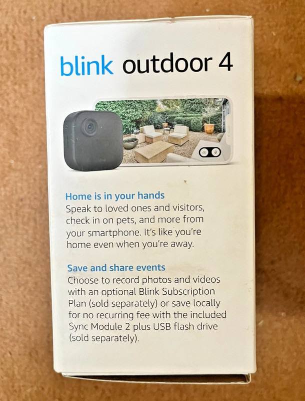Blink Outdoor 4 1080p Wi-Fi Outdoor 3-Camera Security System - Black - NEW gallery