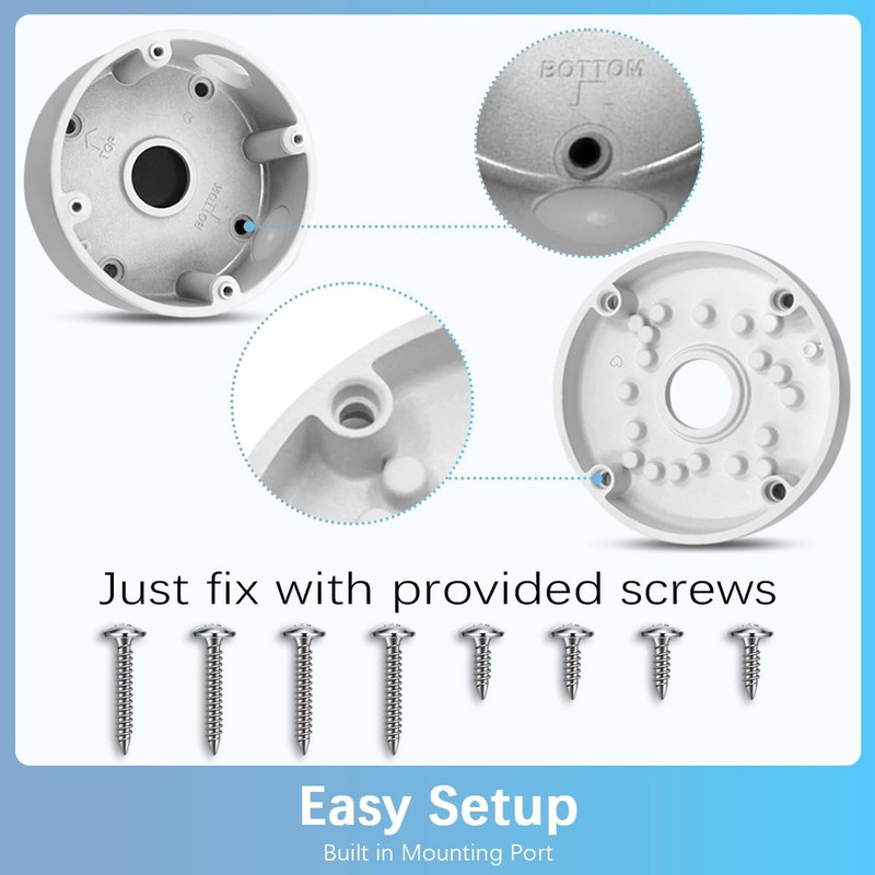 【Only Compatible with Bullet Cameras】 Universal Bullet Security Camera Mount Bra gallery