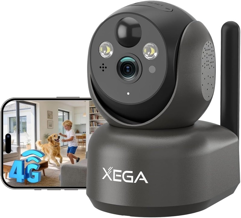 4G No WiFi Indoor Security Camera: 2K PTZ, Battery Operated with Instant Alerts gallery
