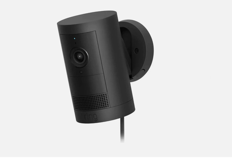 Ring Outdoor Cam Plus Plug-In Security Camera 2K Video Color Night Vision – New gallery