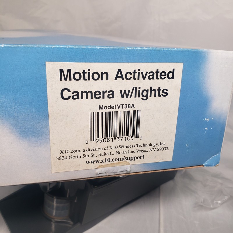 X10 Motion Activated Camera w/ Lights VT38A -Open Box gallery