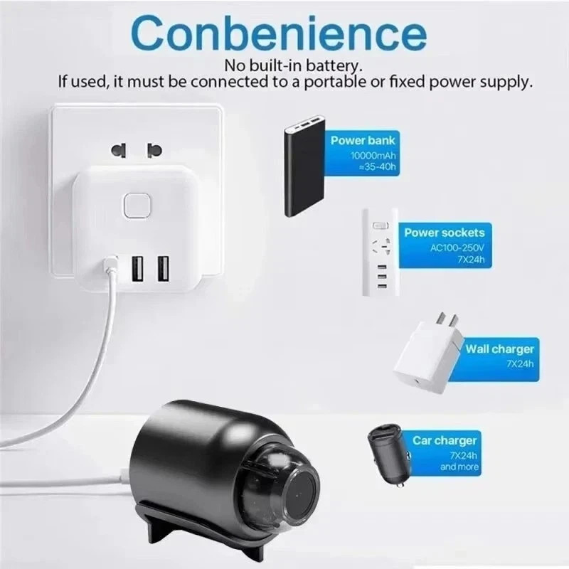 1080P Mini Camera CCTV WiFi HD IP Night Vision Camcorder Home Security Cam US gallery