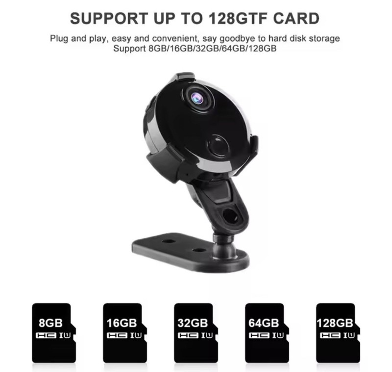 Mini 4K Camera for Personal Security | Visible Use | Motion Sensor | Local Recor gallery