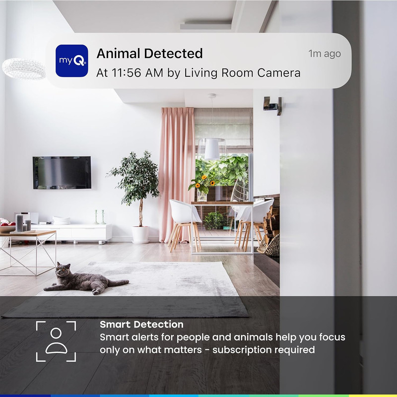 Myq Indoor Plug-In Security Camera Gen 2 – 2K Smart Wi-Fi Camera with Night gallery