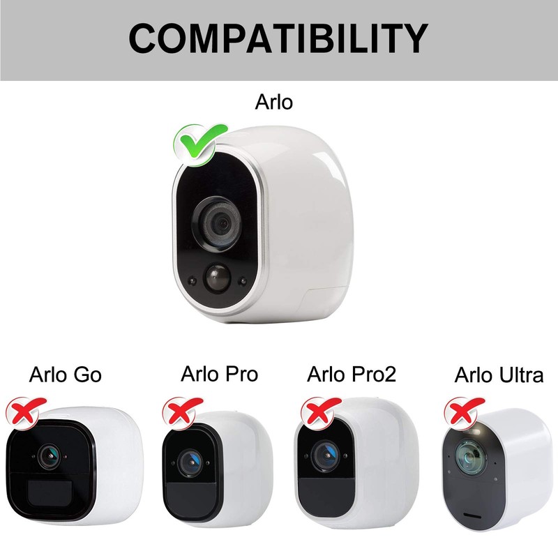 Power Adapter Compatible with Arlo (Replace CR123A), HD 25ft, White gallery