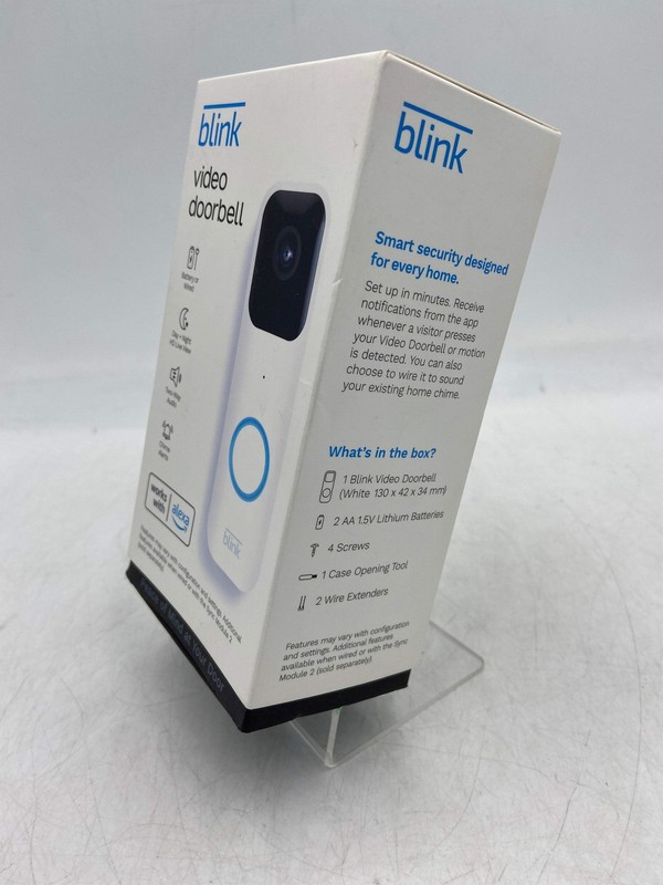 Blink Video Doorbell White Home Surveillance Camera BDM00200UW gallery