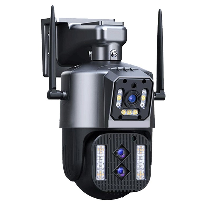 8MP WiFi Wireless PTZ IP Camera Security CCTV Dual-Lens Waterproof 2-Way Audio gallery