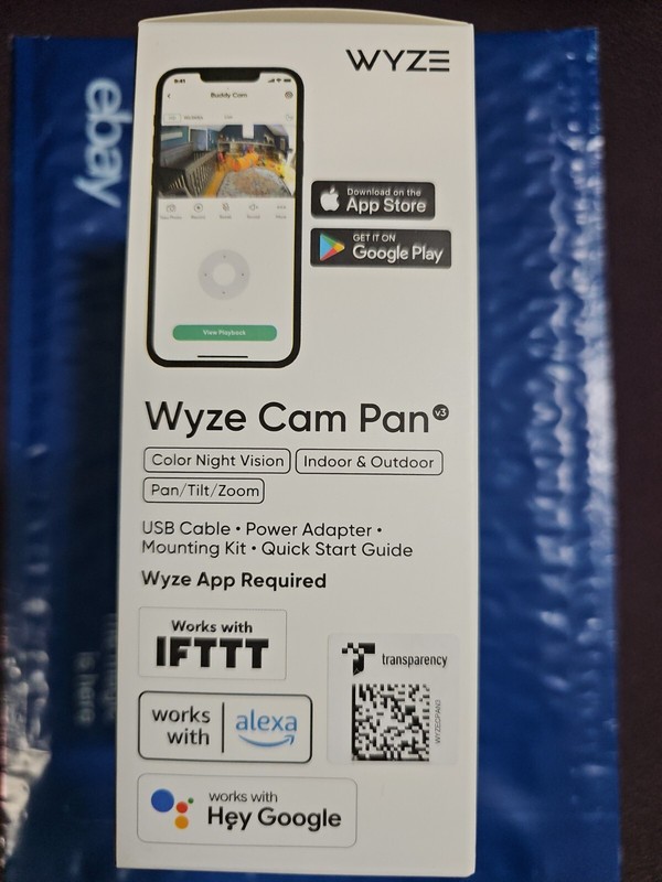 WYZE CAM PAN V3 IN/OUTDOOR IP65-RATED 1080P- 1 CAMERA gallery