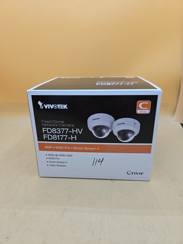 Vivotek FD8377-HV 4 Megapixel WDR Pro Weather Proof Vandal Resistant Fixed Dome