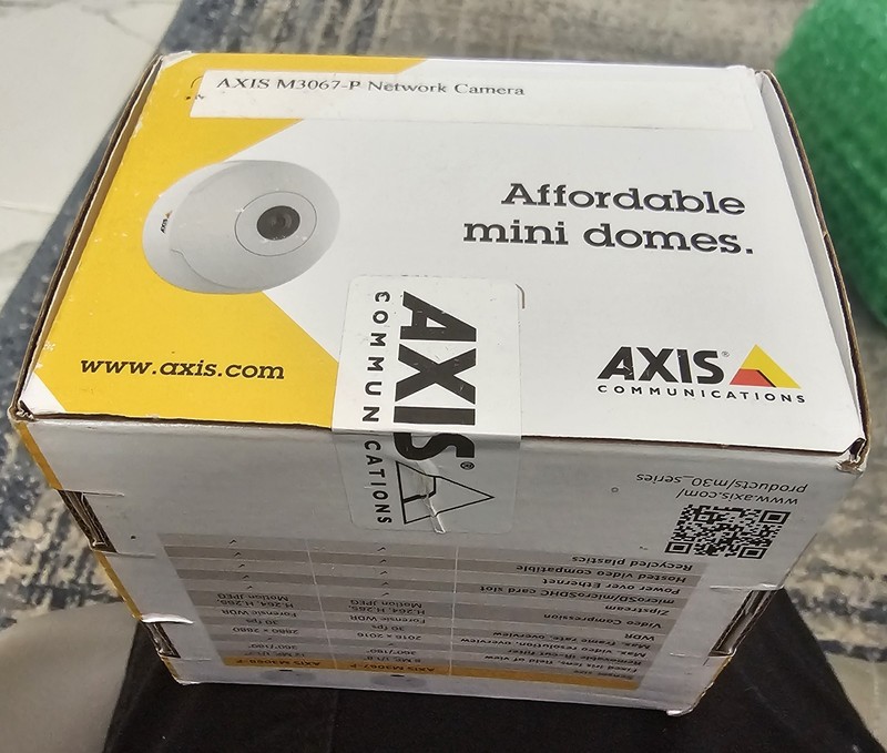 Axis M3067-P 6MP Network Mini Dome Camera (01731-001) gallery