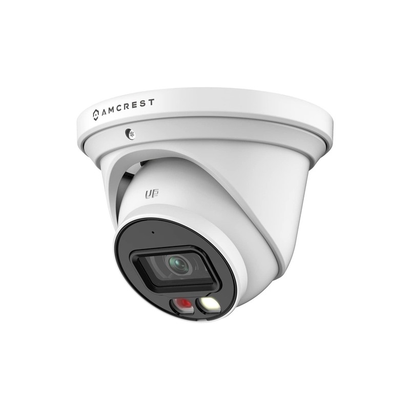 Amcrest 5MP AI Turret IP PoE Camera w/ 49ft Nightvision, Security IP Camera O...