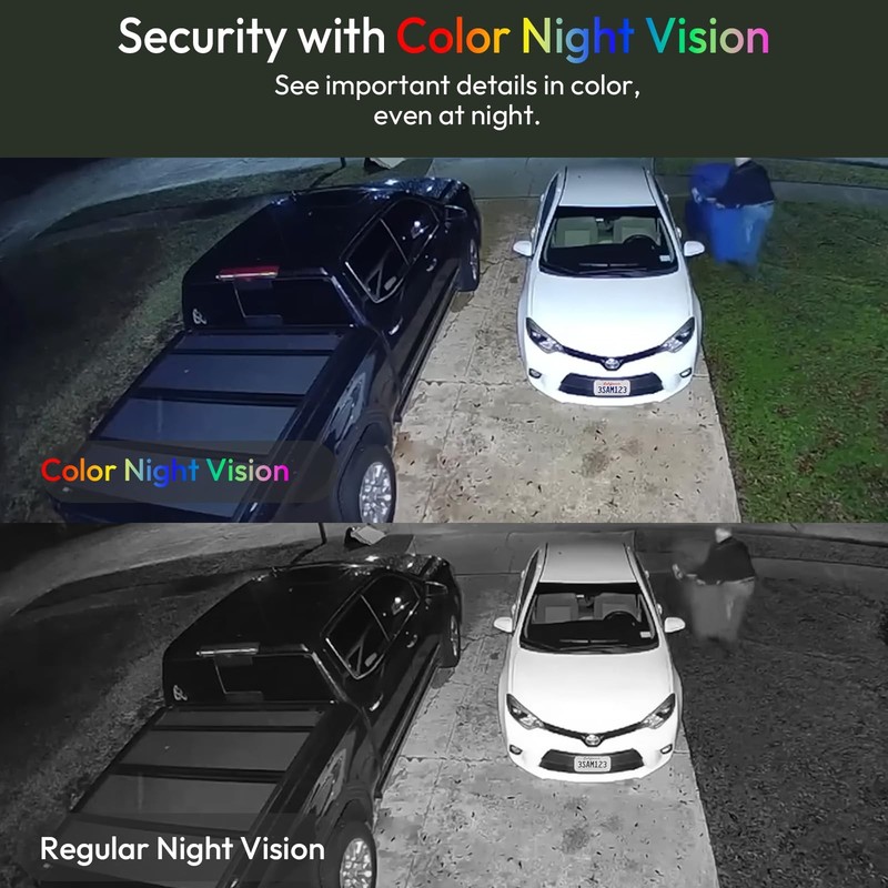 4Pack 5G/2.4G Solar Security Cameras Wireless Outdoor, 2K Battery Camera w/So... gallery