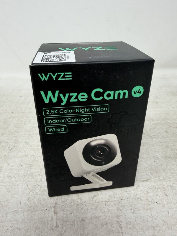 Wyze Cam v4 - 2.5K QHD Indoor/Outdoor WiFi Smart Security Camera