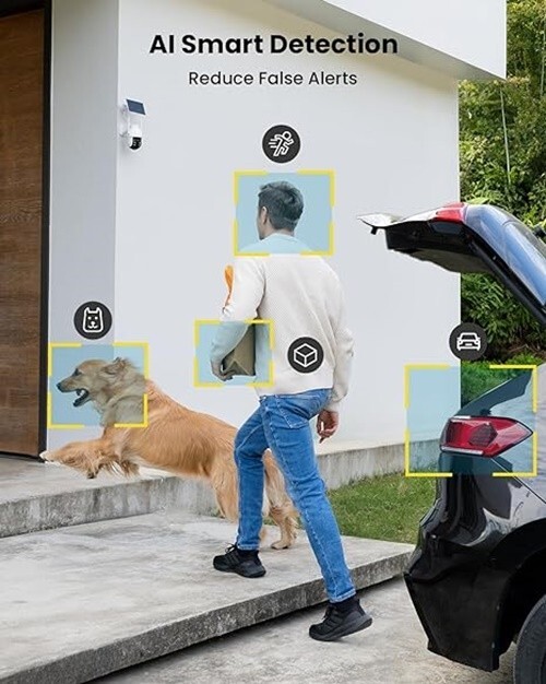 Camara De Seguridad Solar WIFI Inalambrica Para Casa Exterior HD Con Audio NUEVO gallery