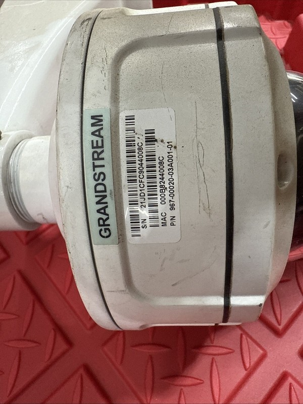GRANDSTREAM P/N: 967-00020-03 Fixed Dome IP Camera With Wall Mount gallery