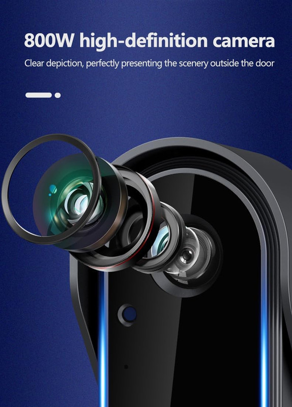 Doorbell Camera Wireless No Subscription 1080P, Waterproof Door Bell Camera with gallery
