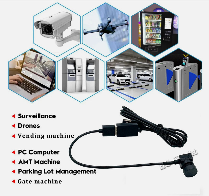 2MP Mini USB Camera Module FULL HD 1080P 30fps MJPEG CCTV For ATM /Supermarket gallery