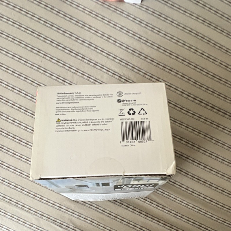 Lifeware 1080p Wi‑Fi Camera Bulb 360° Motion Two‑Way Audio IR Indoor White gallery