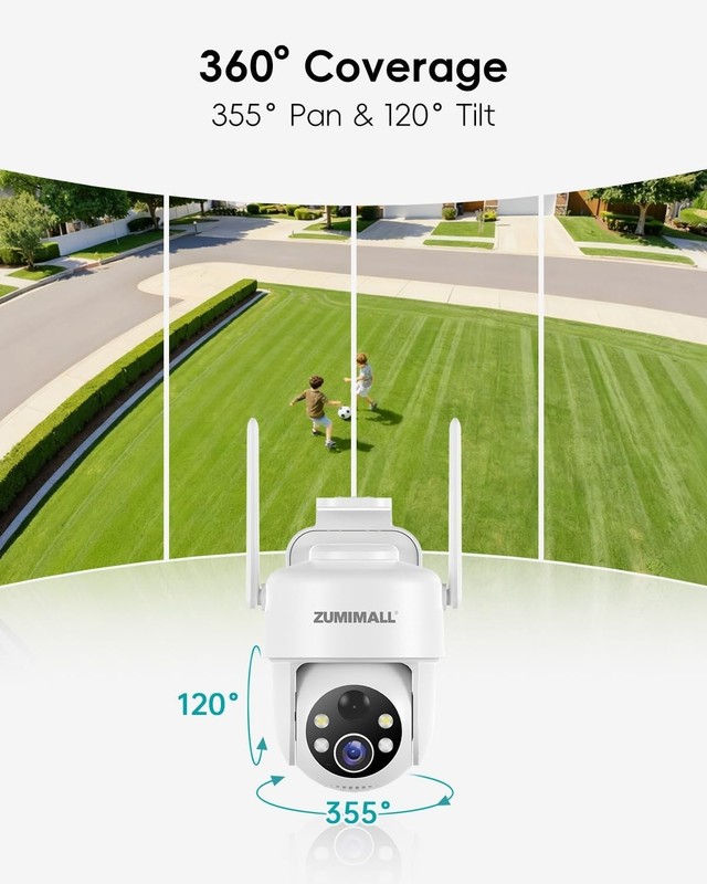Retractable Solar-Powered Security Camera - 360° Coverage & Night Vision gallery