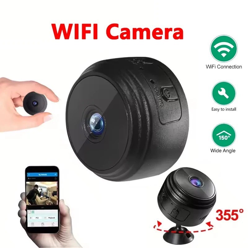 A9 HD WiFi Camera Wireless Mini Security Camera Night Vision Home Use Genuine gallery