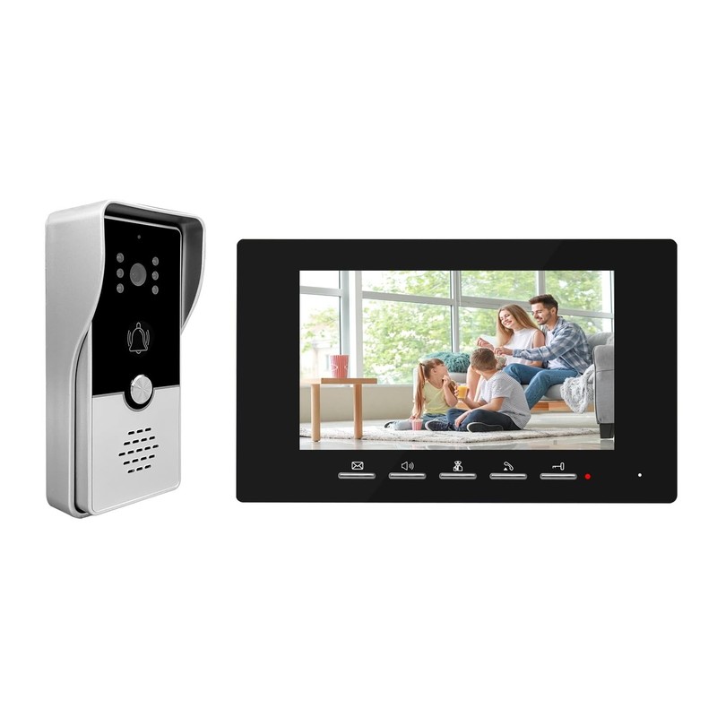 Wired Video Doorbell with Camera and Monitor Kits, intercom doorbell with cam…
