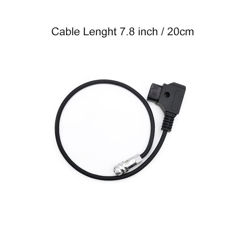BMPCC 4K 6K Flexible Power Cable, D-tap to Weipu SF6 2 Pin Female for Blackma... gallery
