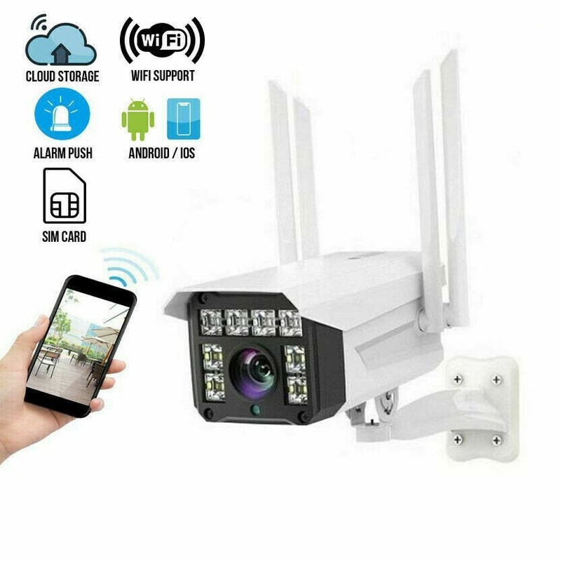 Telecamera Q-S30 IP HD Camera 5.0 MPX Sim Card Videosorveglianza WiFi Andowl