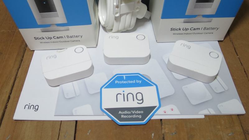 -NEW SEALED- Ring Stick Up Cam Battery Alarms and More gallery