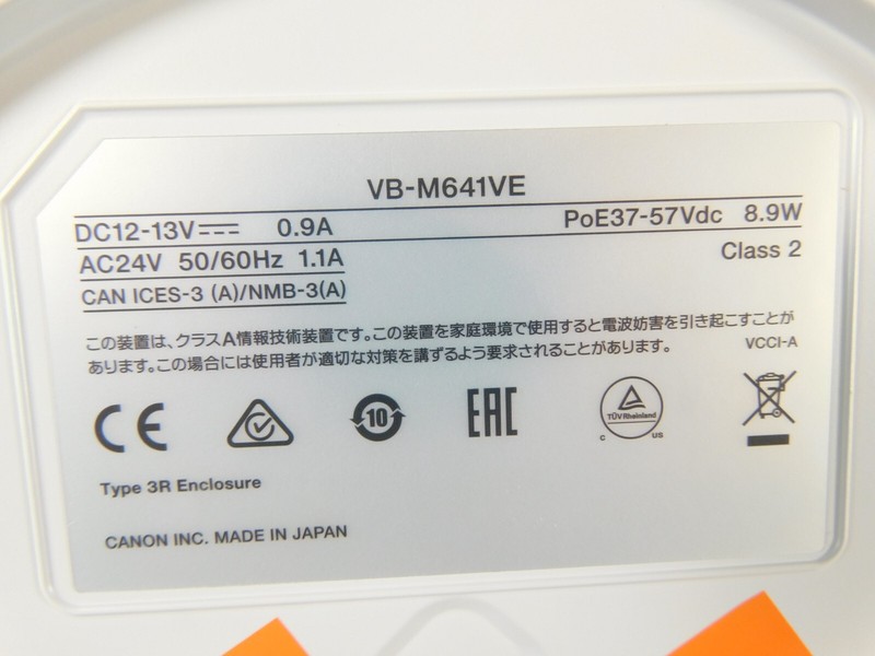 Canon VB-M641VE Vandal Resistant Outdoor Fixed Dome Network Camera gallery
