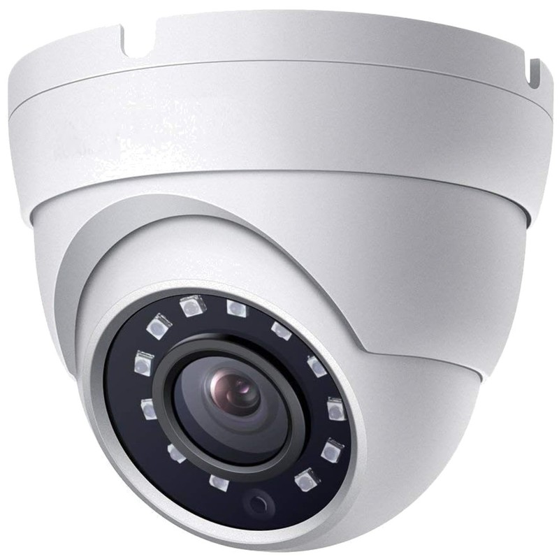 TVI AHD 2MP Dome Security Camera, 1080P Night Vision