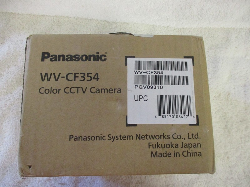 NIB Panasonic Day/Night NTSC Fixed Dome Camera WV-CF354