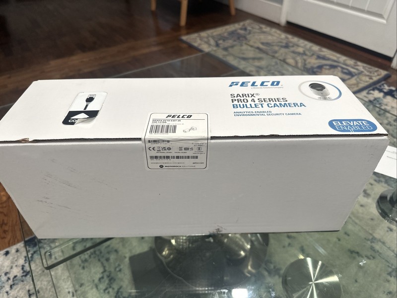 Pelco Sarix 4 5MP IR Wdr Outdoor PoE Bullet Camera SRXP4-5V10-EBT-IR gallery