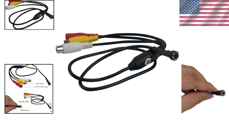 Compact Mini CCTV Surveillance Camera with Infrared Night Vision & Motion Sensor gallery