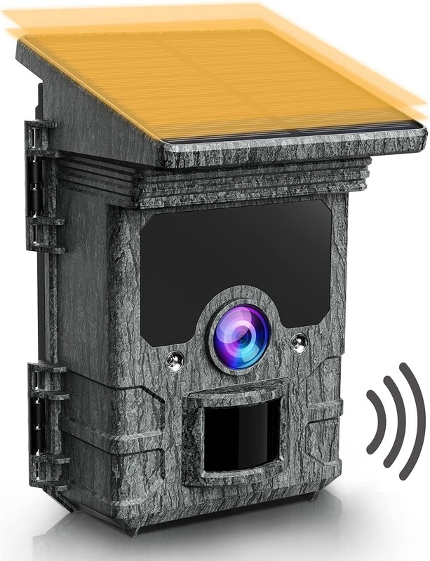 Solar 4G LTE Cellular Trail Camera Dual Lens Dual PIR 15000mAh PTZ Security SIM gallery